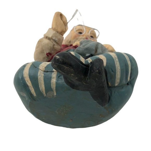 Santa Figurine Midwest Of Cannon Falls Sewing Doll Vintage Christmas Holiday - Picture 8 of 10